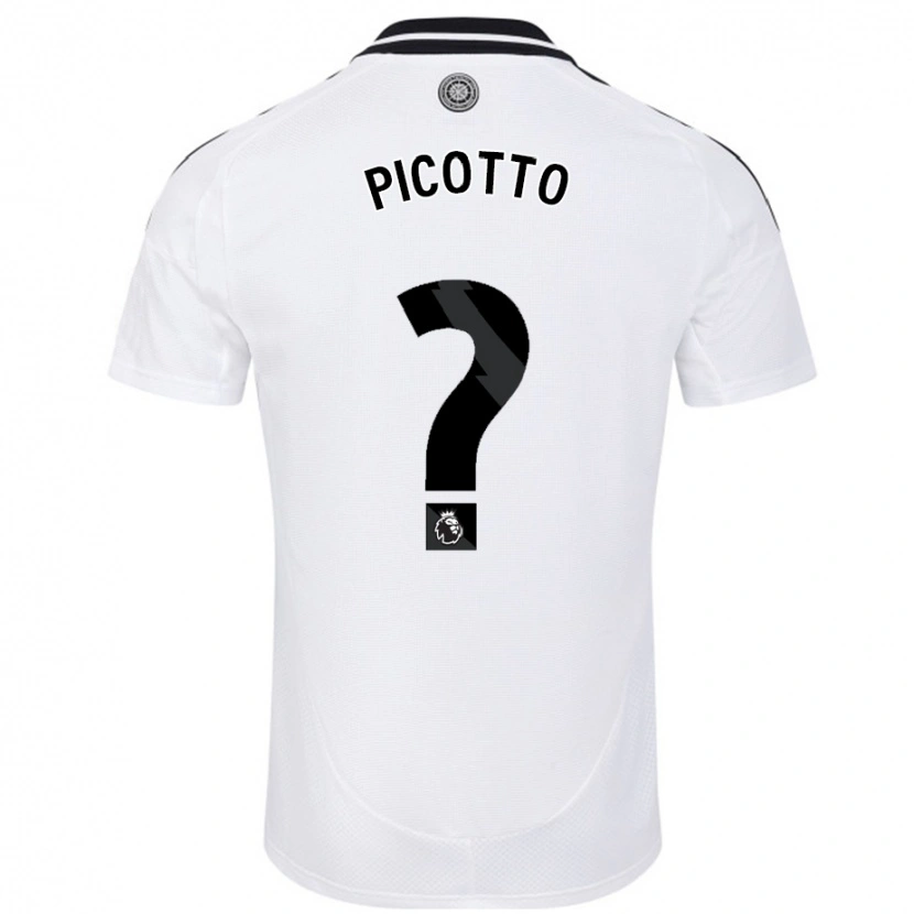Danxen Dame Luca Picotto #0 Hvit Hjemmetrøye Drakt Trøye 2024/25 Skjorter T-Skjorte