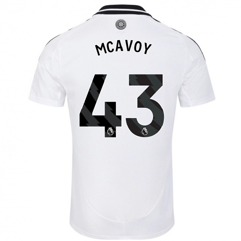 Danxen Dame Connor Mcavoy #43 Hvit Hjemmetrøye Drakt Trøye 2024/25 Skjorter T-Skjorte