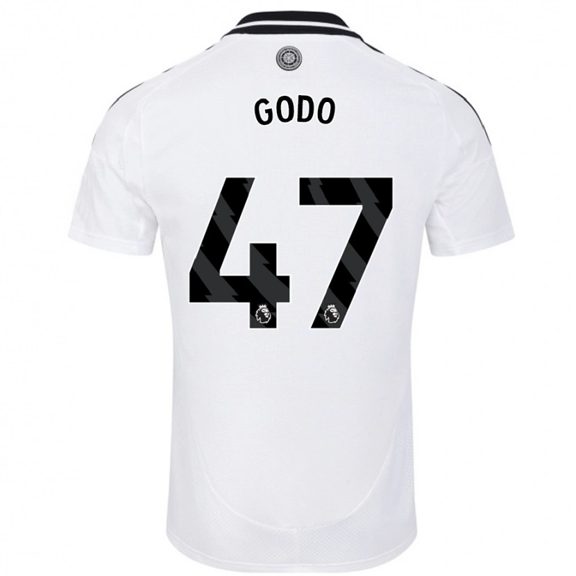 Danxen Dame Martial Godo #47 Hvit Hjemmetrøye Drakt Trøye 2024/25 Skjorter T-Skjorte
