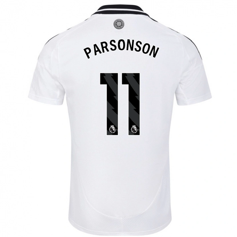 Danxen Dame Madi Parsonson #11 Hvit Hjemmetrøye Drakt Trøye 2024/25 Skjorter T-Skjorte