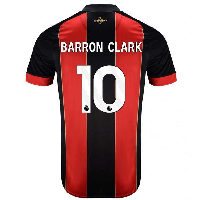 Danxen Dame Molly Barron-Clark #10 Rød Svart Hjemmetrøye Drakt Trøye 2024/25 Skjorter T-Skjorte