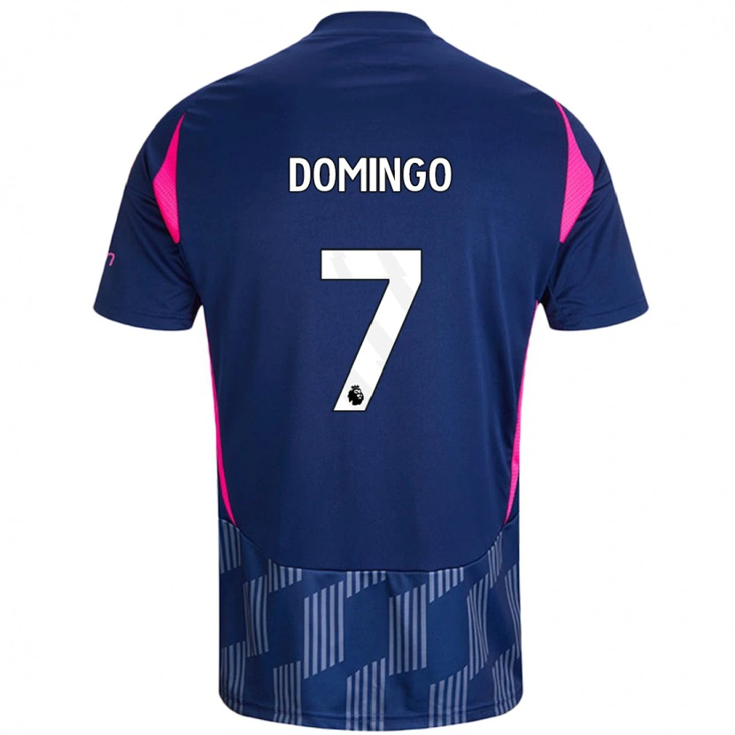 Danxen Dame Sophie Domingo #7 Kongeblå Rosa Bortetrøye Drakt Trøye 2024/25 Skjorter T-Skjorte