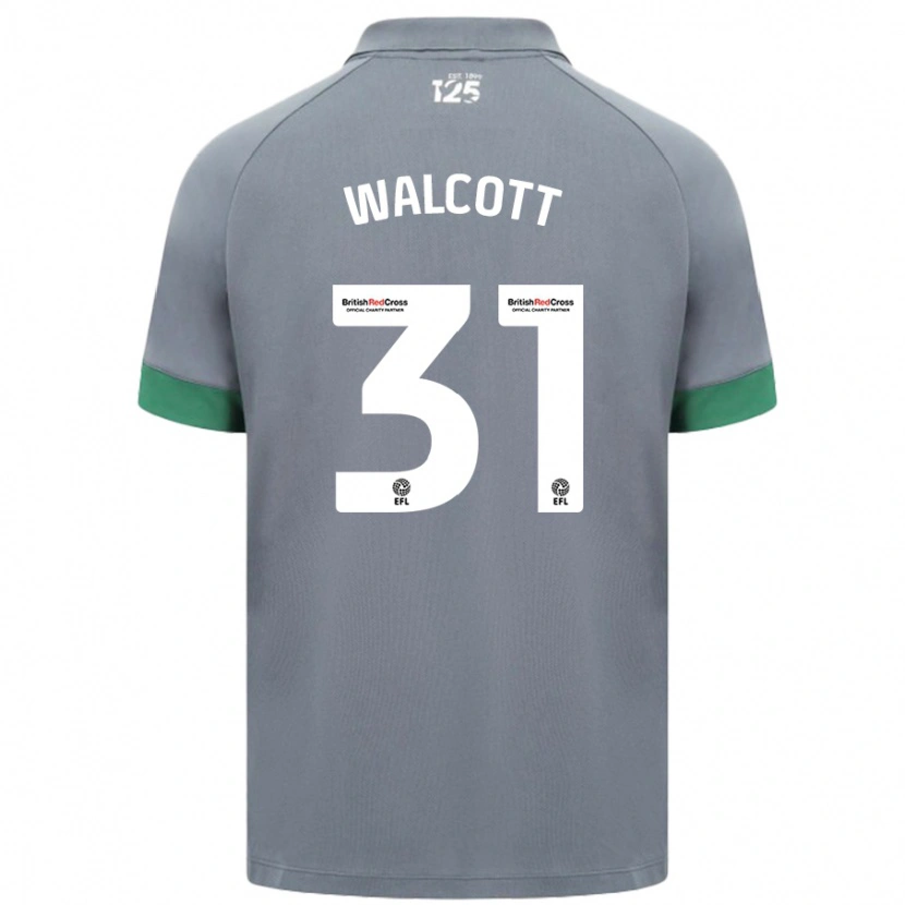 Danxen Dame Malachi Fagan-Walcott #31 Mørkegrå Bortetrøye Drakt Trøye 2024/25 Skjorter T-Skjorte