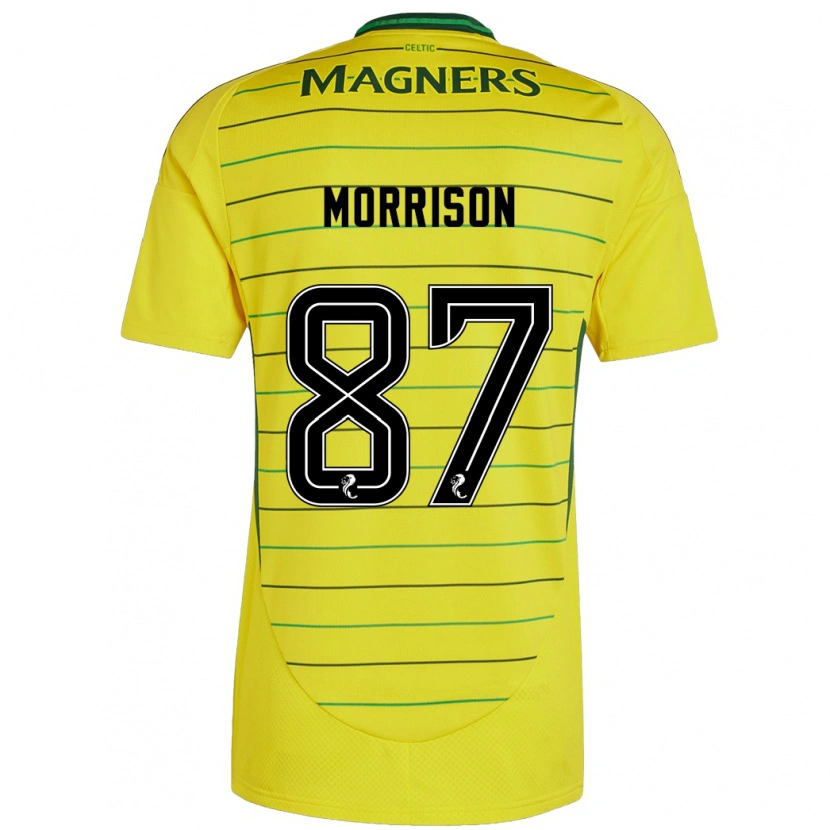 Danxen Dame Joe Morrison #87 Gul Bortetrøye Drakt Trøye 2024/25 Skjorter T-Skjorte