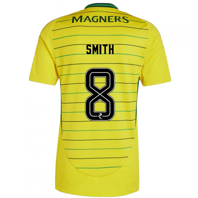 Danxen Dame Jenny Smith #8 Gul Bortetrøye Drakt Trøye 2024/25 Skjorter T-Skjorte