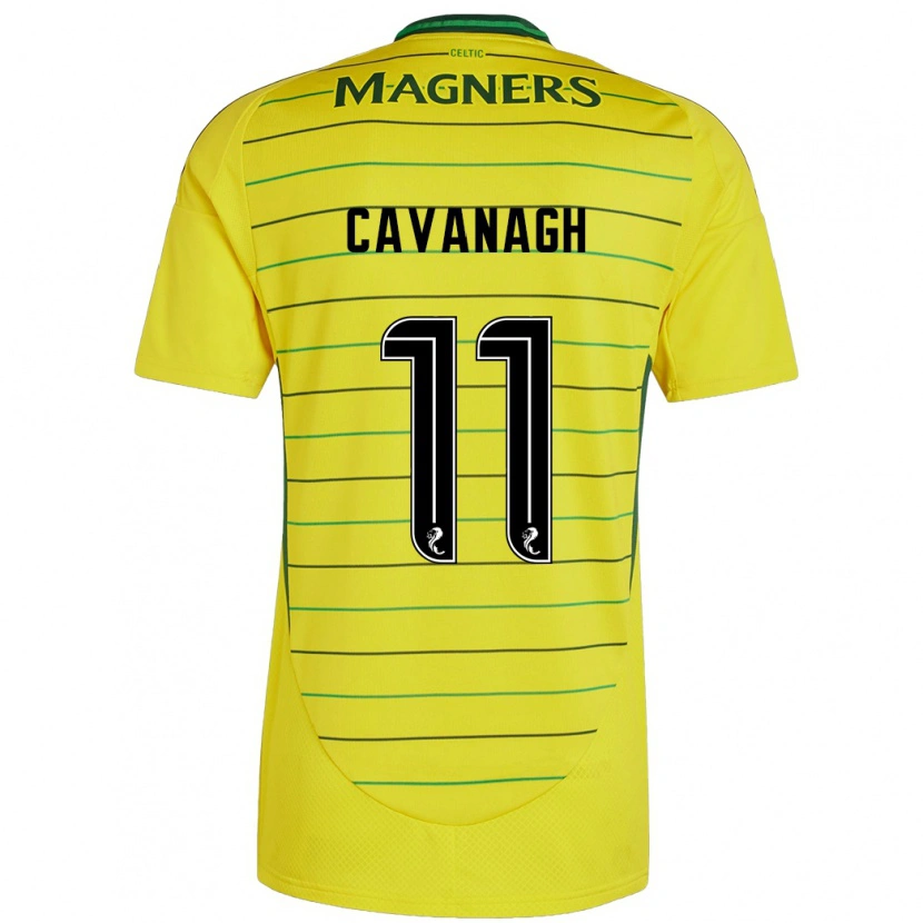 Danxen Dame Colette Cavanagh #11 Gul Bortetrøye Drakt Trøye 2024/25 Skjorter T-Skjorte