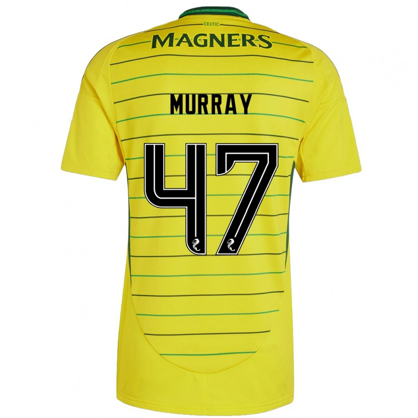 Danxen Dame Dane Murray #47 Gul Bortetrøye Drakt Trøye 2024/25 Skjorter T-Skjorte