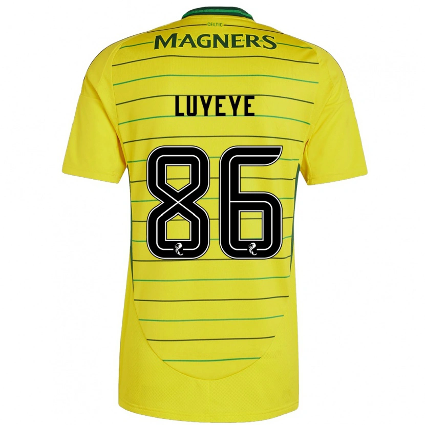 Danxen Dame Benny-Jackson Luyeye #86 Gul Bortetrøye Drakt Trøye 2024/25 Skjorter T-Skjorte