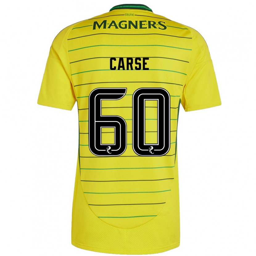 Danxen Dame Mackenzie Carse #60 Gul Bortetrøye Drakt Trøye 2024/25 Skjorter T-Skjorte