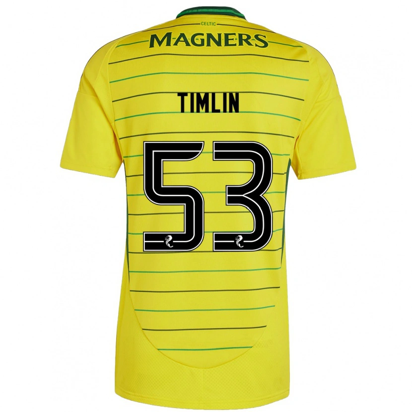 Danxen Dame Sophie Timlin #53 Gul Bortetrøye Drakt Trøye 2024/25 Skjorter T-Skjorte