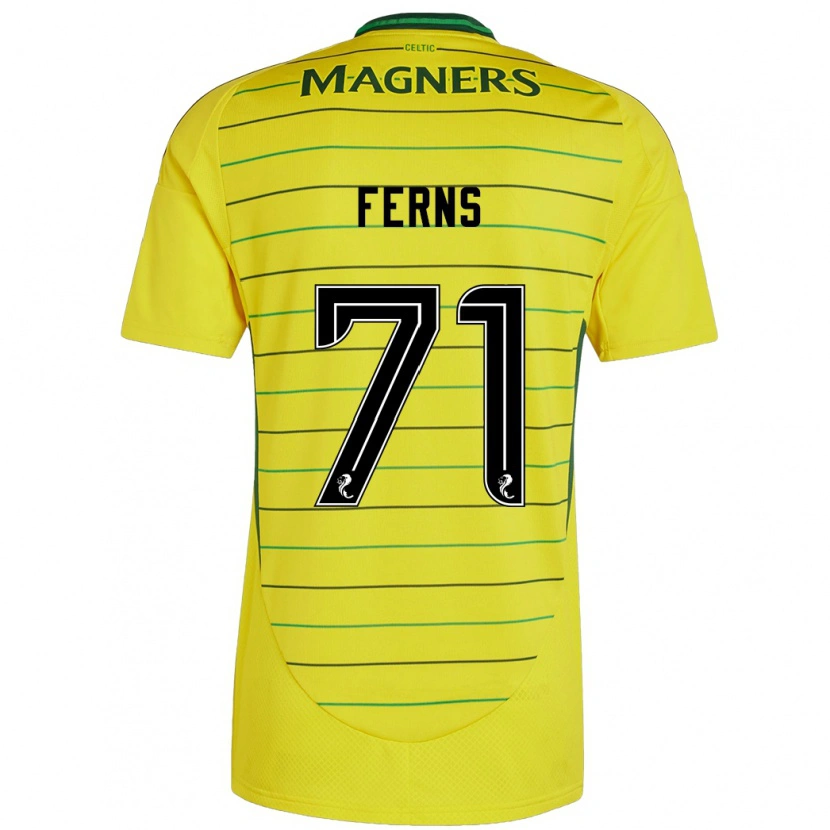 Danxen Dame Abbie Ferns #71 Gul Bortetrøye Drakt Trøye 2024/25 Skjorter T-Skjorte
