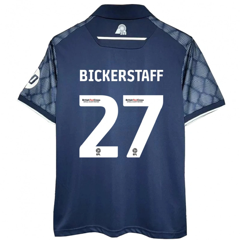 Danxen Dame Jake Bickerstaff #27 Svart Bortetrøye Drakt Trøye 2024/25 Skjorter T-Skjorte