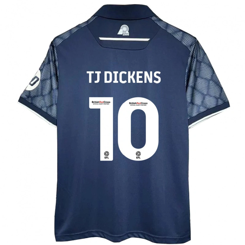 Danxen Dame Tonicha Tj Dickens #10 Svart Bortetrøye Drakt Trøye 2024/25 Skjorter T-Skjorte