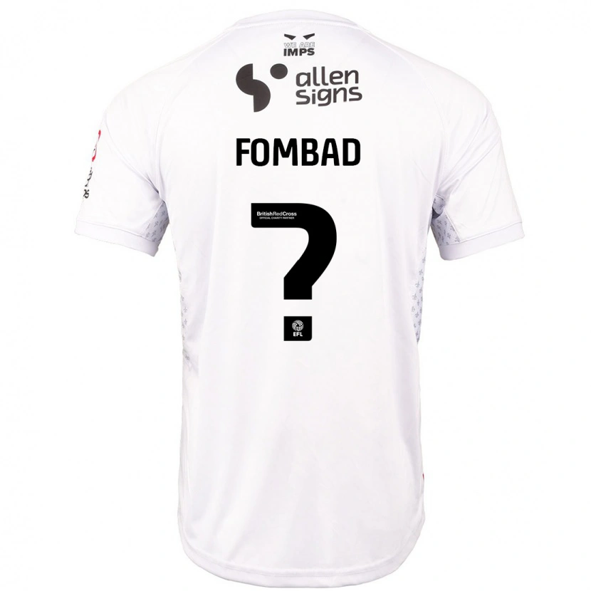 Danxen Dame Kelly Fombad #0 Rød Hvit Bortetrøye Drakt Trøye 2024/25 Skjorter T-Skjorte