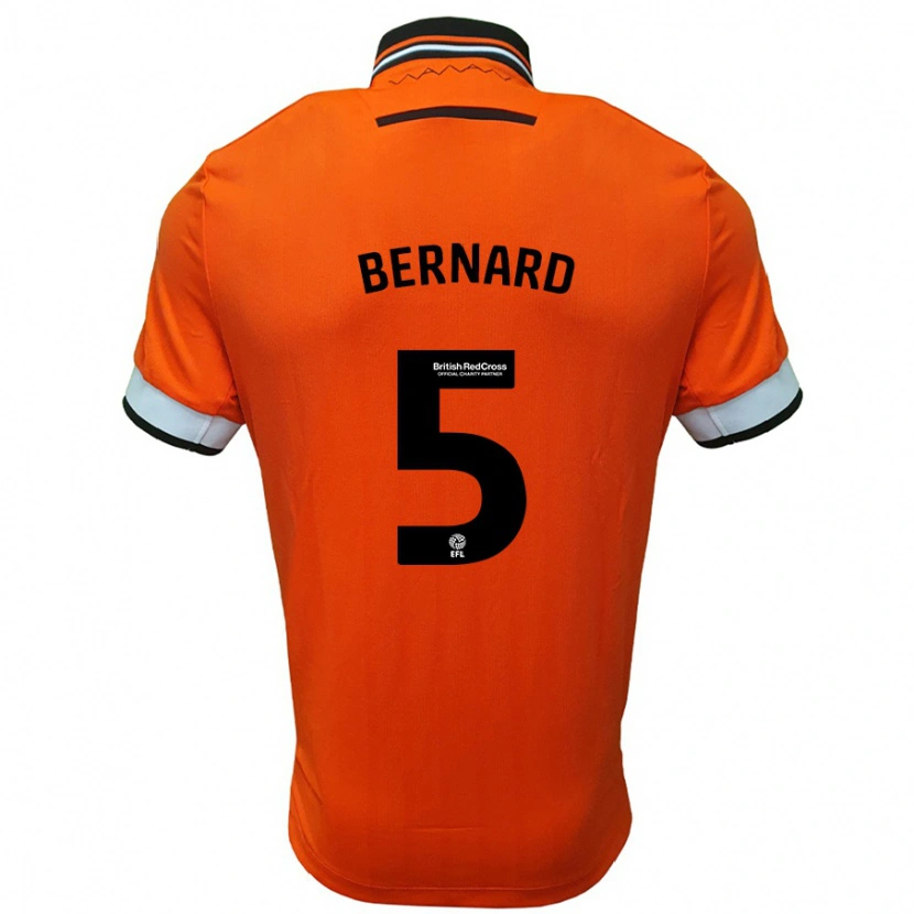 Danxen Dame Di'shon Bernard #5 Oransje Hvit Bortetrøye Drakt Trøye 2024/25 Skjorter T-Skjorte