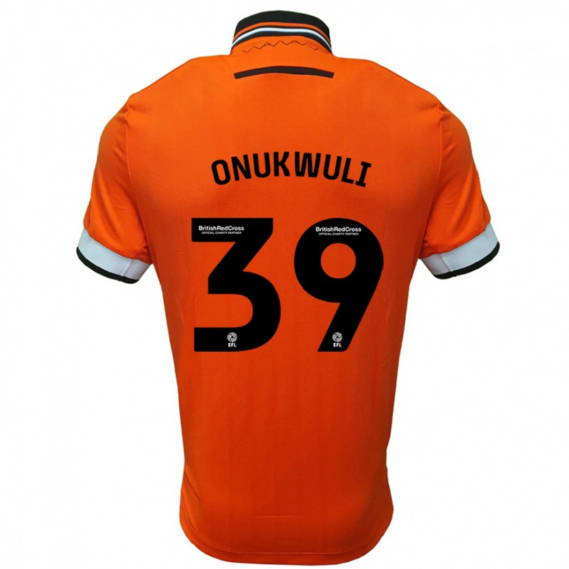 Danxen Dame Favour Onukwuli #39 Oransje Hvit Bortetrøye Drakt Trøye 2024/25 Skjorter T-Skjorte