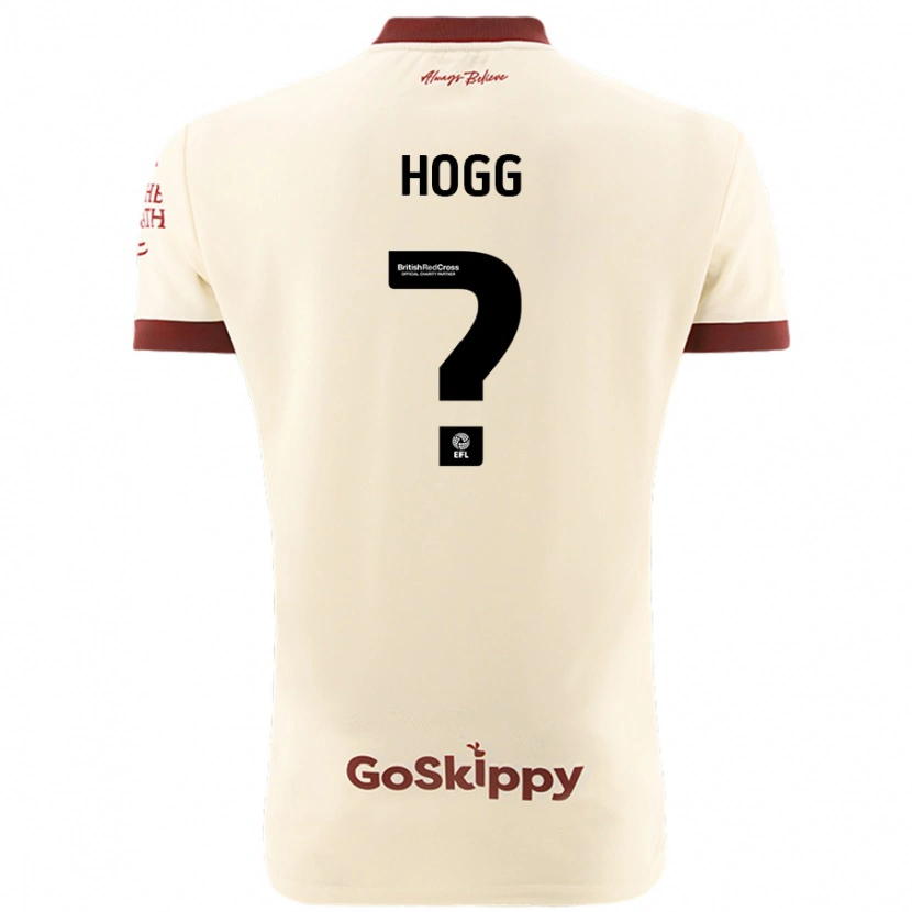 Danxen Dame Harry Hogg #0 Kremhvit Bortetrøye Drakt Trøye 2024/25 Skjorter T-Skjorte