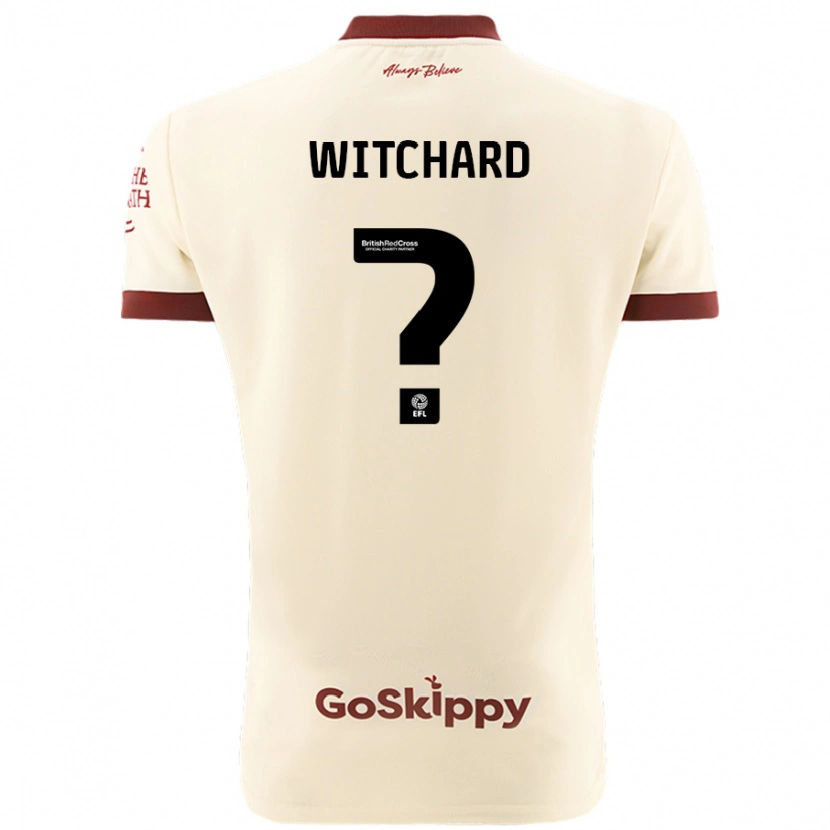 Danxen Dame Jack Witchard #0 Kremhvit Bortetrøye Drakt Trøye 2024/25 Skjorter T-Skjorte