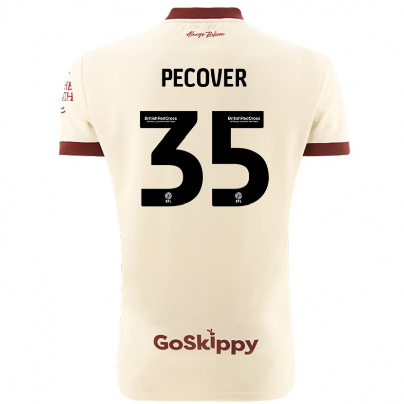 Danxen Dame Leo Pecover #35 Kremhvit Bortetrøye Drakt Trøye 2024/25 Skjorter T-Skjorte