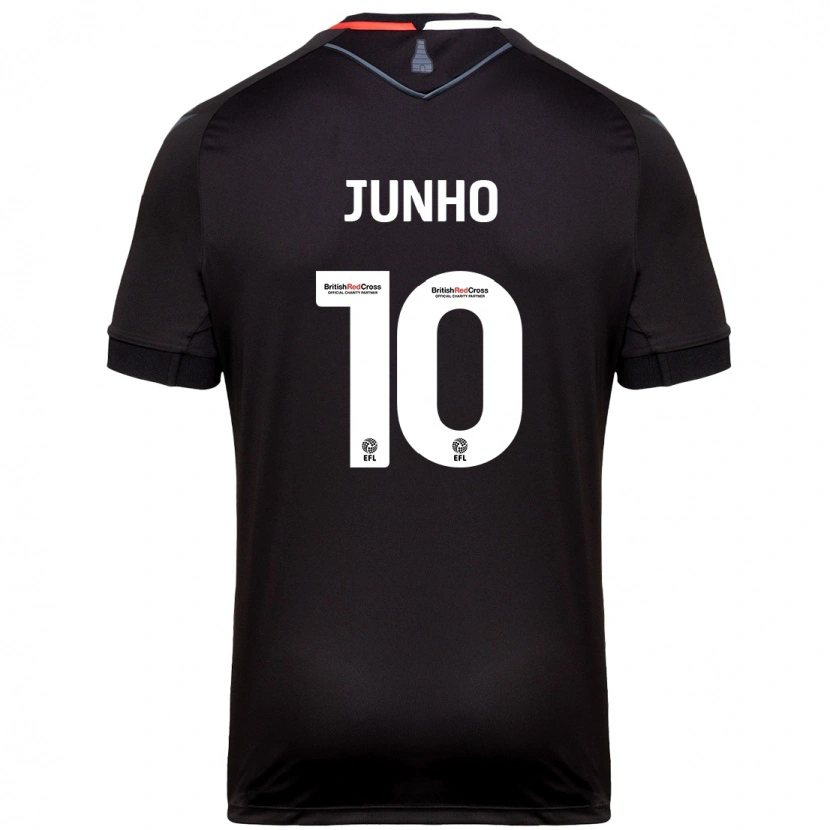 Danxen Dame Jun-Ho Bae #10 Svart Bortetrøye Drakt Trøye 2024/25 Skjorter T-Skjorte