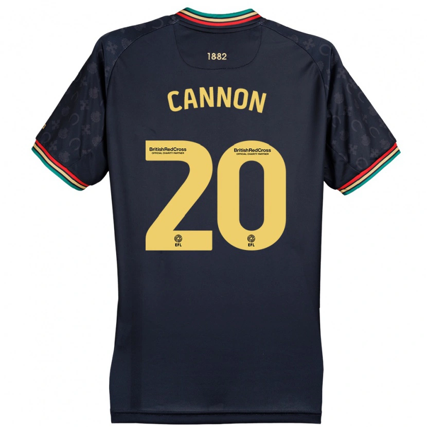 Danxen Dame Reggie Cannon #20 Mørk Marineblå Bortetrøye Drakt Trøye 2024/25 Skjorter T-Skjorte