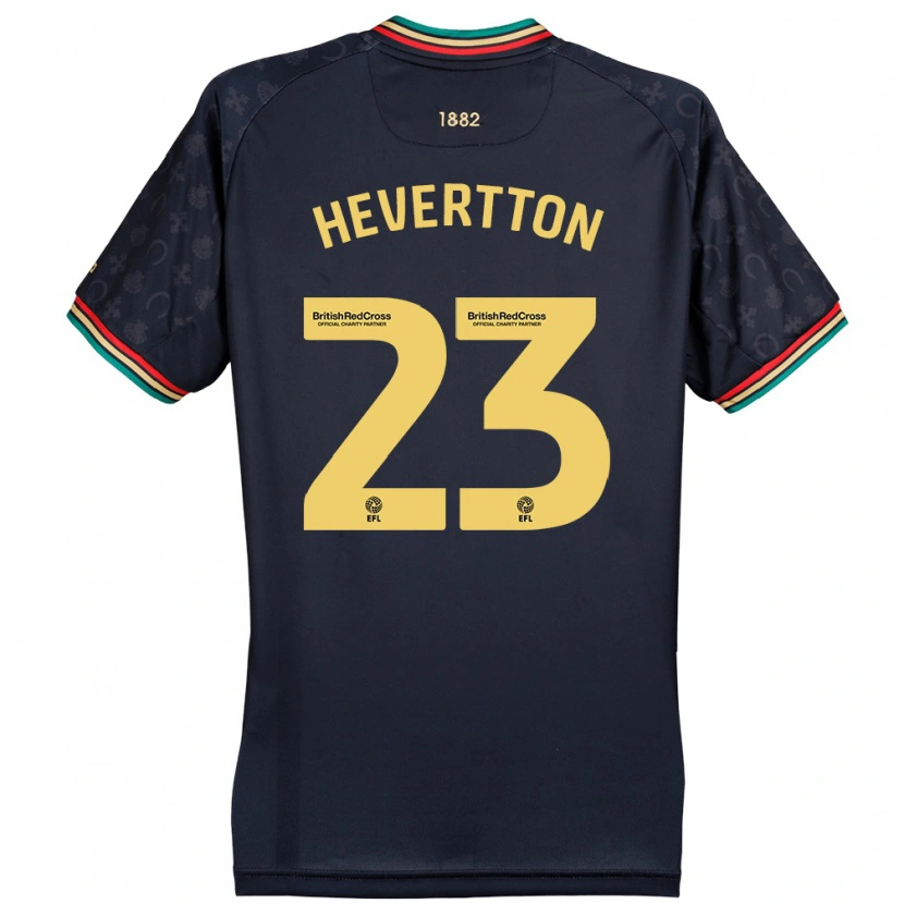 Danxen Dame Hevertton #23 Mørk Marineblå Bortetrøye Drakt Trøye 2024/25 Skjorter T-Skjorte
