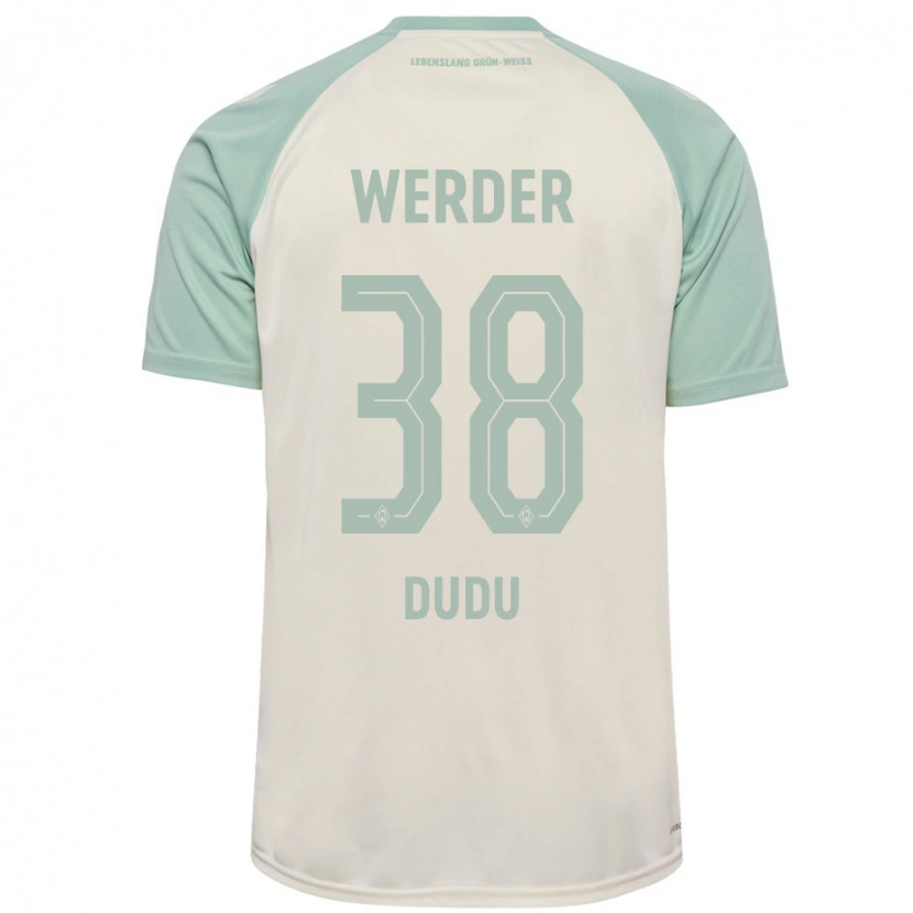 Danxen Dame Dudu #38 Off-White Lysegrønn Bortetrøye Drakt Trøye 2024/25 Skjorter T-Skjorte