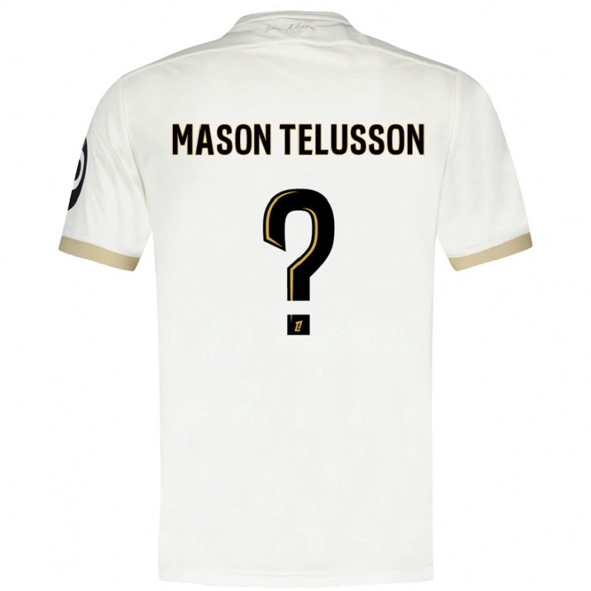 Danxen Dame Jah Mason Telusson #0 Hvitt Gull Bortetrøye Drakt Trøye 2024/25 Skjorter T-Skjorte