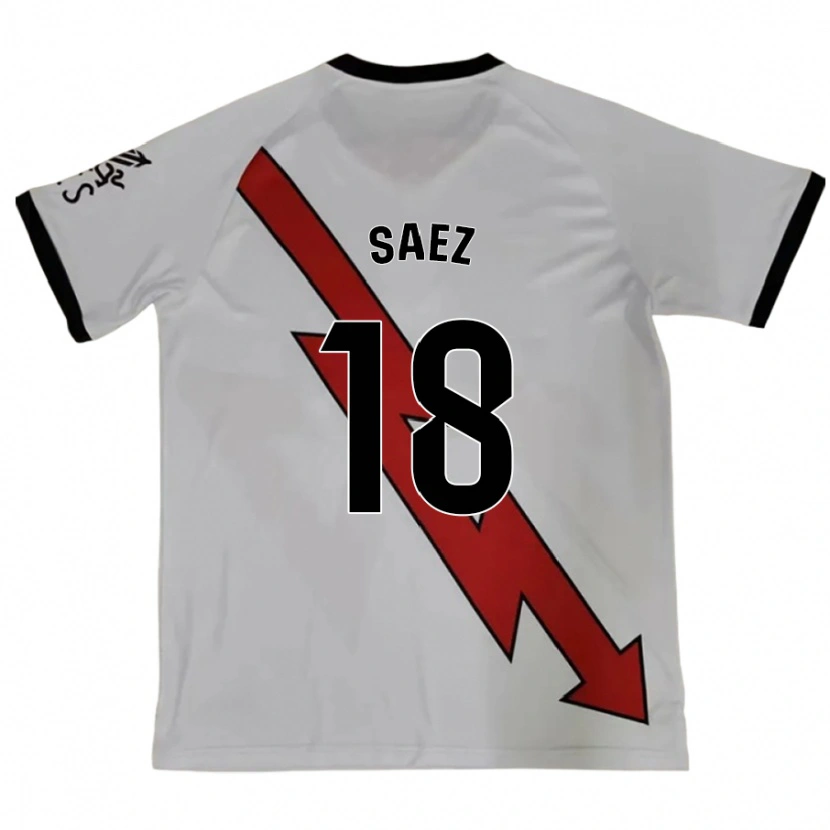 Danxen Dame Camila Sáez #18 Rød Bortetrøye Drakt Trøye 2024/25 Skjorter T-Skjorte