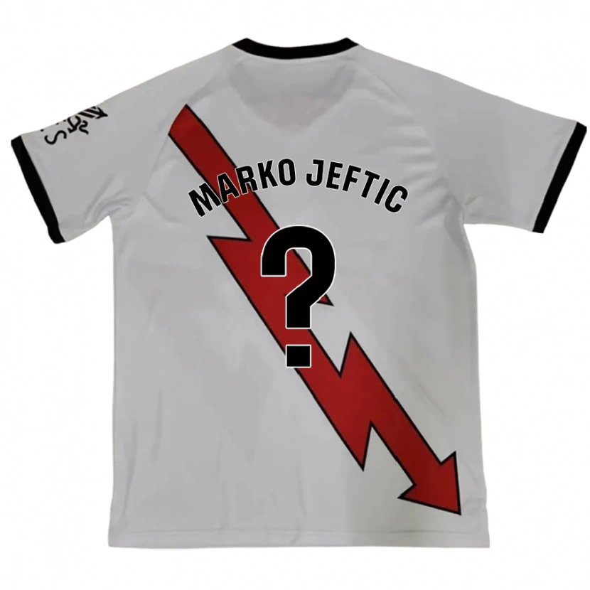 Danxen Dame Marko Jeftic #0 Rød Bortetrøye Drakt Trøye 2024/25 Skjorter T-Skjorte