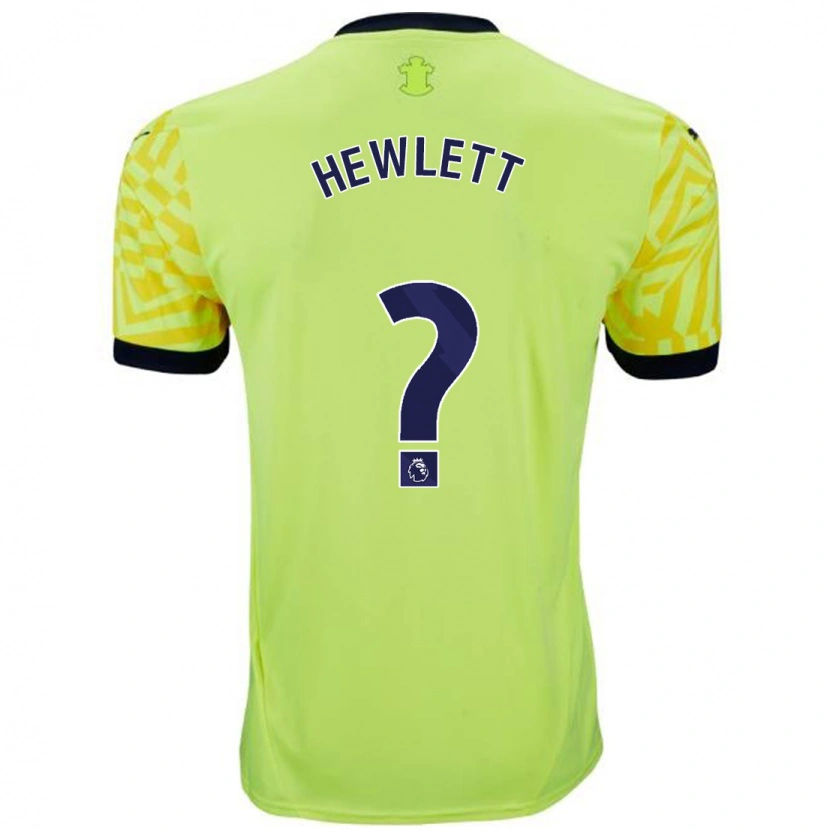Danxen Dame Jem Hewlett #0 Gul Bortetrøye Drakt Trøye 2024/25 Skjorter T-Skjorte