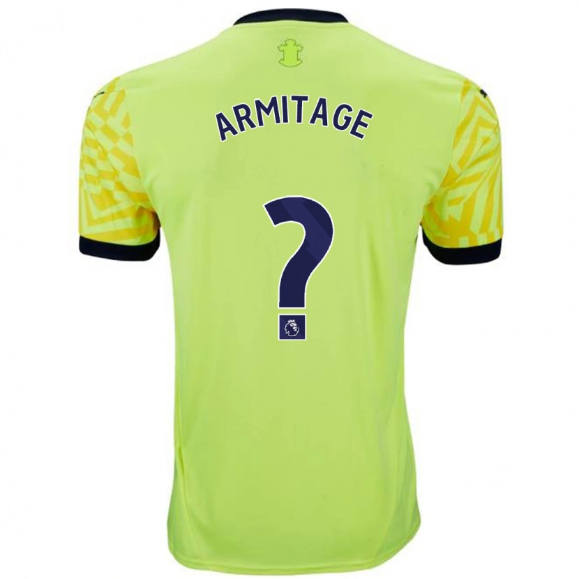 Danxen Dame Will Armitage #0 Gul Bortetrøye Drakt Trøye 2024/25 Skjorter T-Skjorte