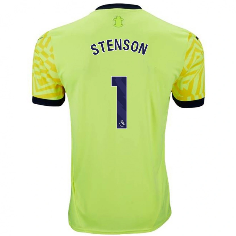 Danxen Dame Fran Stenson #1 Gul Bortetrøye Drakt Trøye 2024/25 Skjorter T-Skjorte