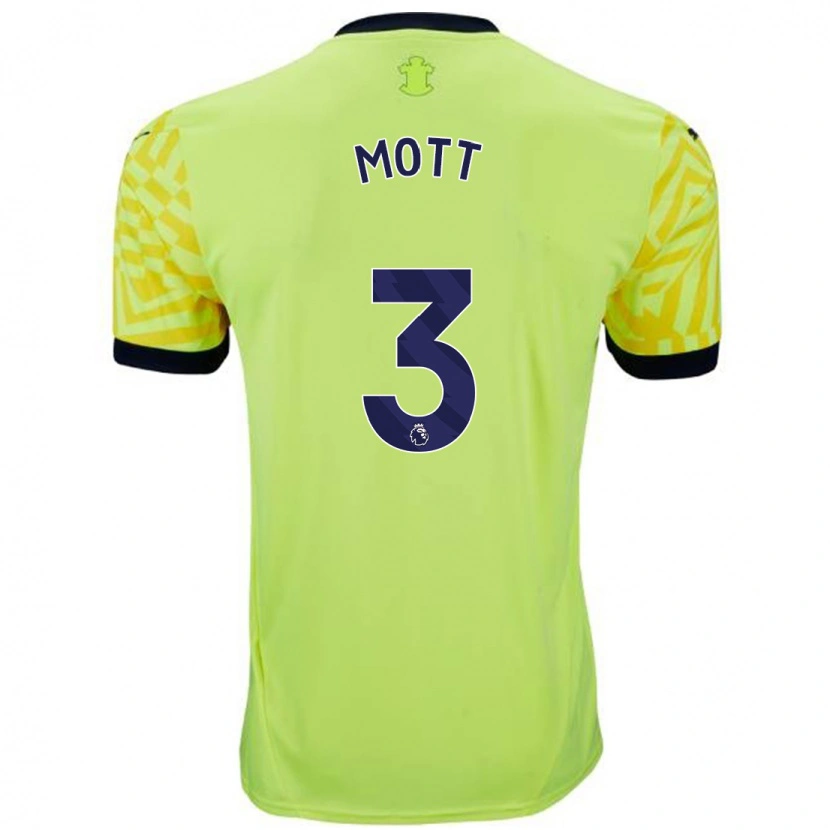 Danxen Dame Milly Mott #3 Gul Bortetrøye Drakt Trøye 2024/25 Skjorter T-Skjorte