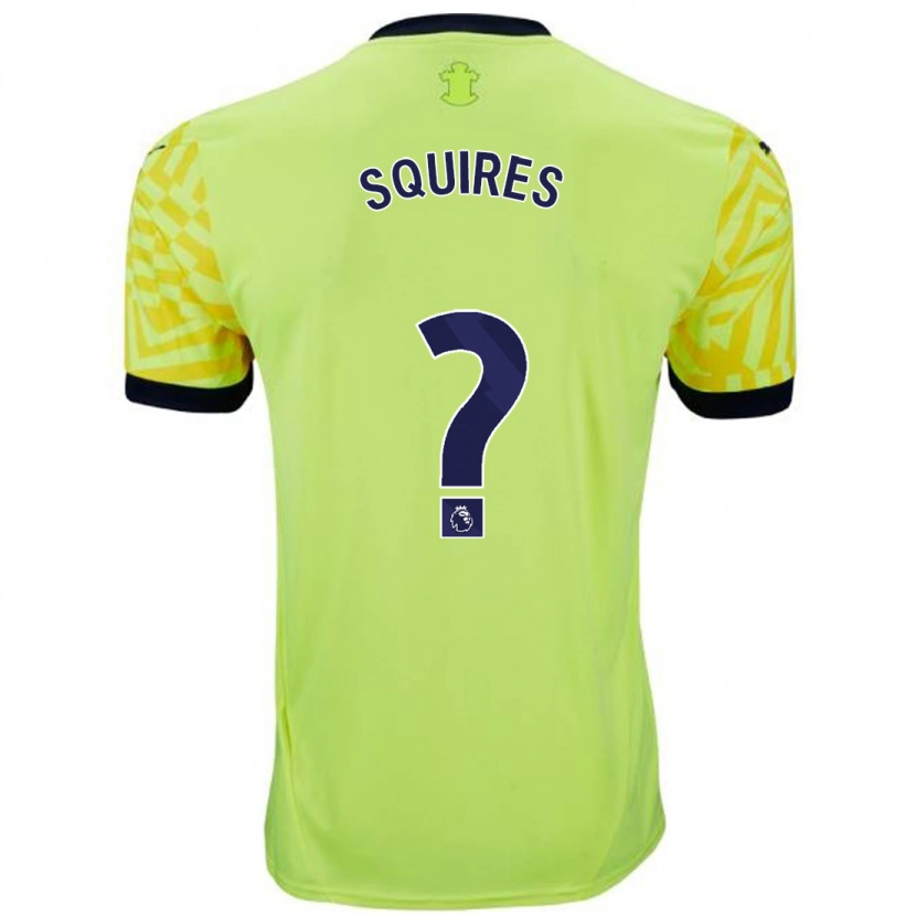 Danxen Dame Joshua Squires #0 Gul Bortetrøye Drakt Trøye 2024/25 Skjorter T-Skjorte