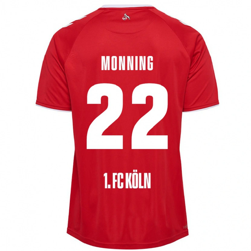Danxen Dame Marlon Monning #22 Rød Hvit Bortetrøye Drakt Trøye 2024/25 Skjorter T-Skjorte