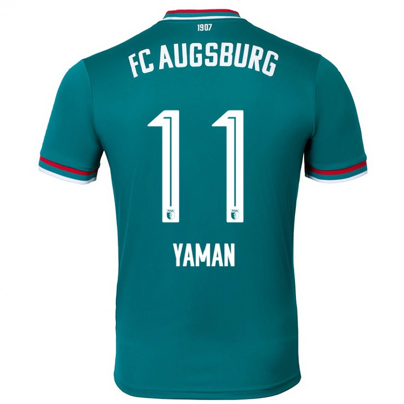 Danxen Dame Kerim Yaman #11 Mørk Grønn Bortetrøye Drakt Trøye 2024/25 Skjorter T-Skjorte