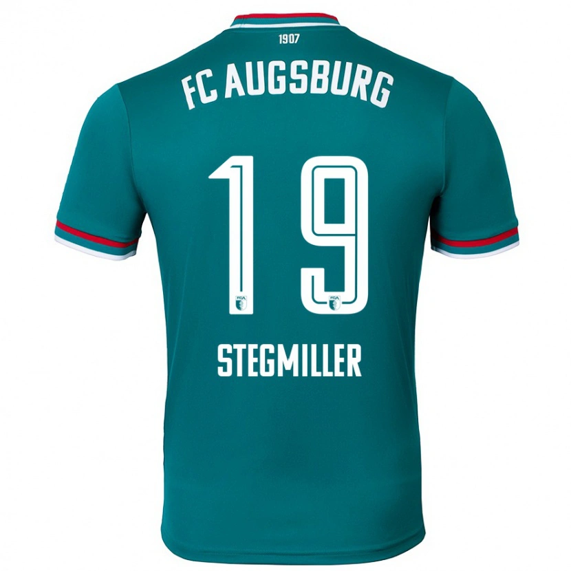 Danxen Dame Louis Stegmiller #19 Mørk Grønn Bortetrøye Drakt Trøye 2024/25 Skjorter T-Skjorte