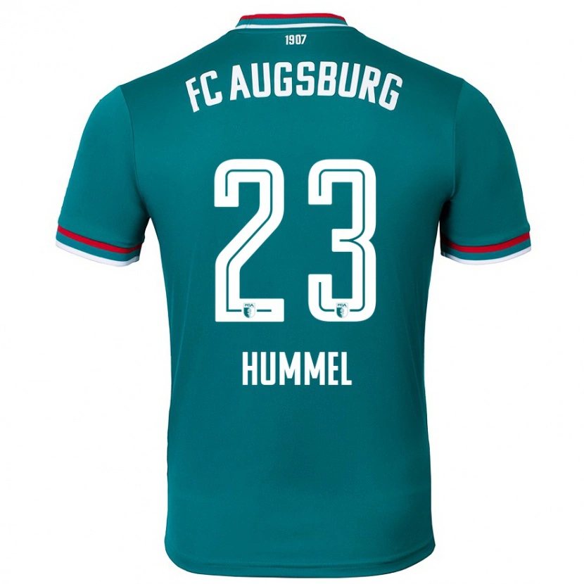 Danxen Dame Niklas Hummel #23 Mørk Grønn Bortetrøye Drakt Trøye 2024/25 Skjorter T-Skjorte