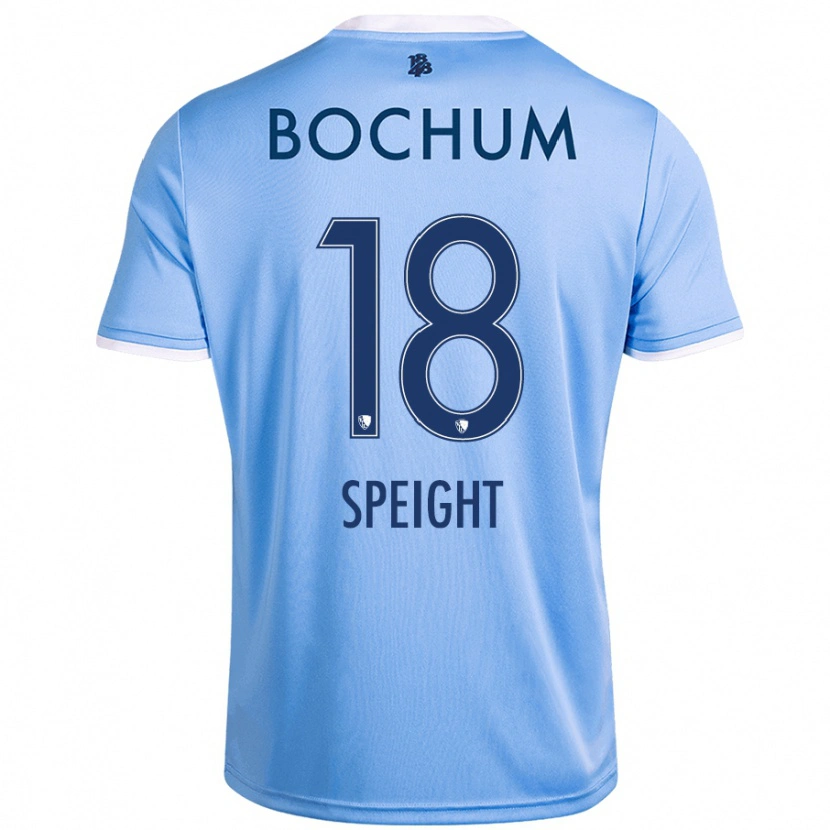 Danxen Dame Benjamin Speight #18 Himmelblå Bortetrøye Drakt Trøye 2024/25 Skjorter T-Skjorte