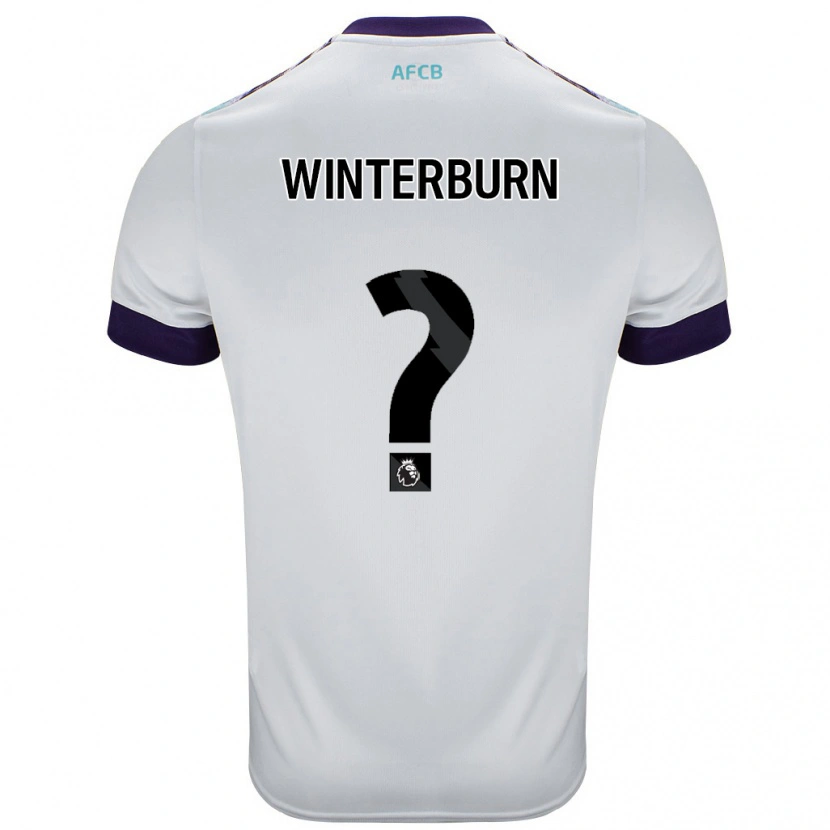 Danxen Dame Ben Winterburn #0 Hvit Grønn Lilla Bortetrøye Drakt Trøye 2024/25 Skjorter T-Skjorte