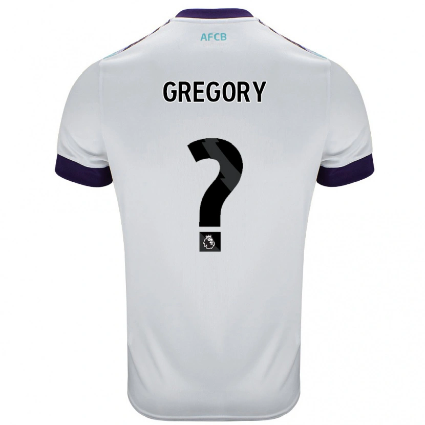 Danxen Dame Karlos Gregory #0 Hvit Grønn Lilla Bortetrøye Drakt Trøye 2024/25 Skjorter T-Skjorte