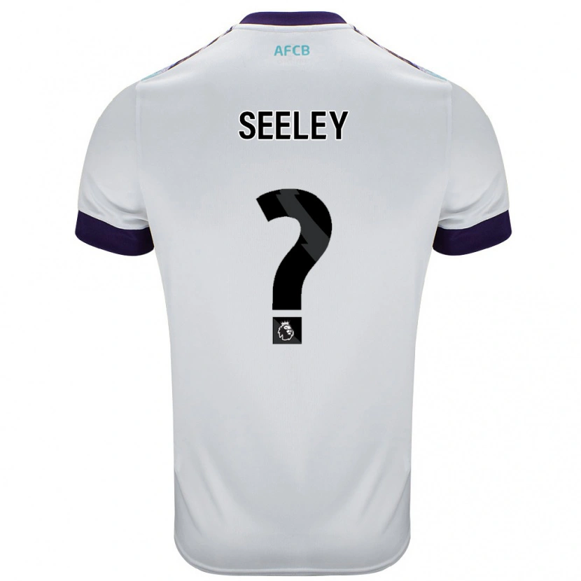 Danxen Dame Will Seeley #0 Hvit Grønn Lilla Bortetrøye Drakt Trøye 2024/25 Skjorter T-Skjorte