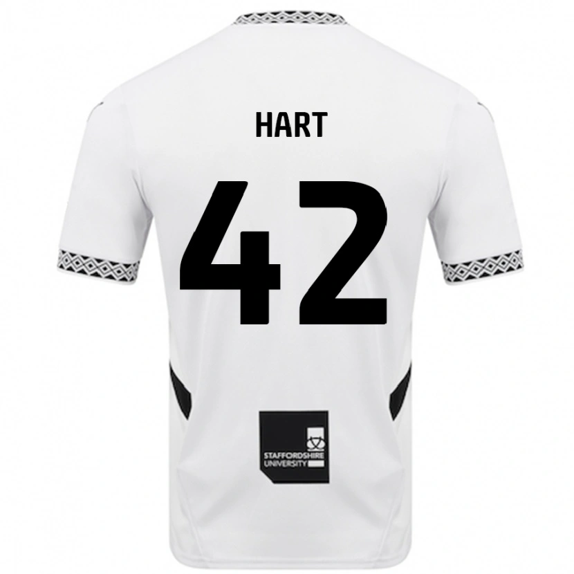 Danxen Barn Sam Hart #42 Hvit Hjemmetrøye Drakt Trøye 2024/25 Skjorter T-Skjorte