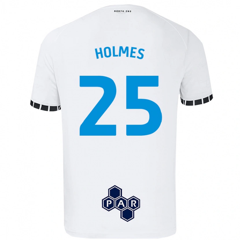 Danxen Barn Duane Holmes #25 Hvit Hjemmetrøye Drakt Trøye 2024/25 Skjorter T-Skjorte