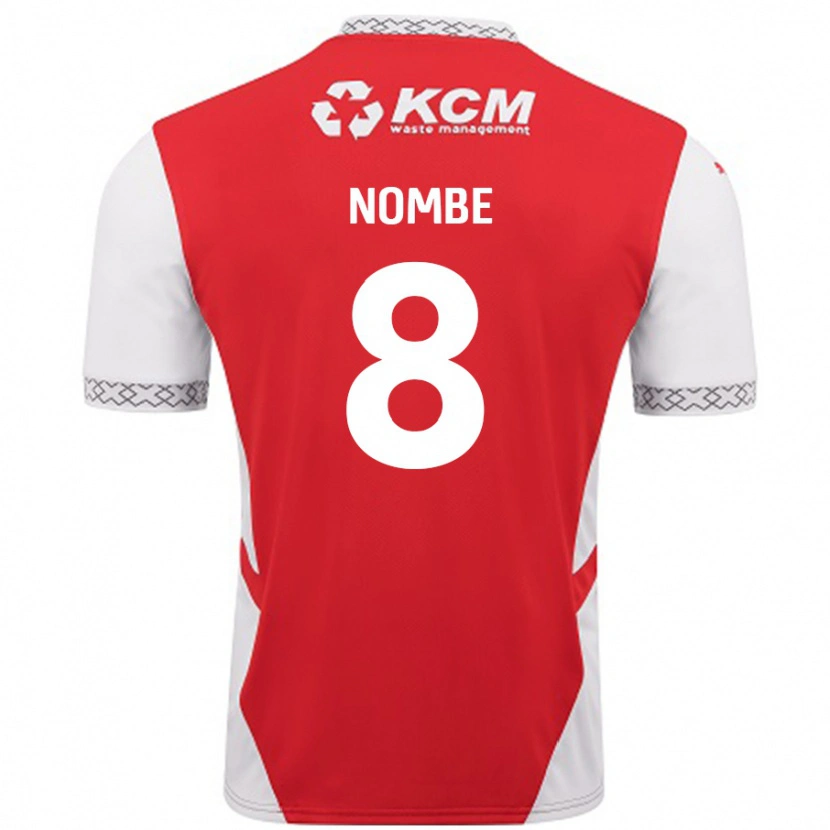 Danxen Barn Sam Nombe #8 Rød Hvit Hjemmetrøye Drakt Trøye 2024/25 Skjorter T-Skjorte