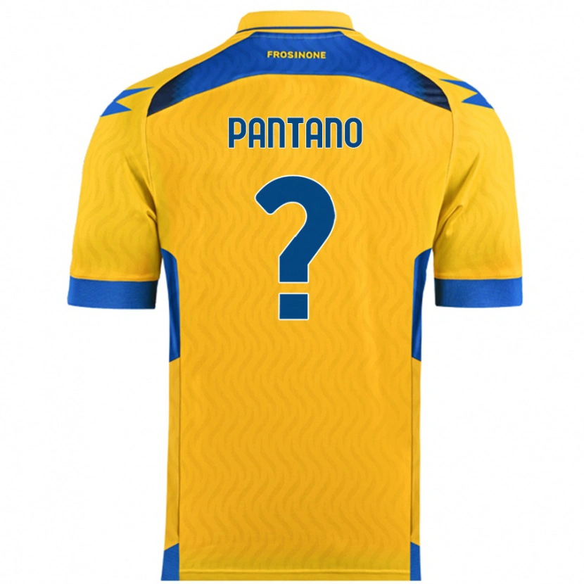 Danxen Barn Christian Pantano #0 Gul Hjemmetrøye Drakt Trøye 2024/25 Skjorter T-Skjorte