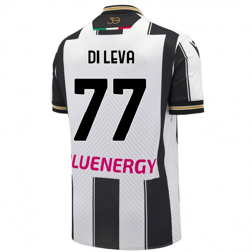 Danxen Barn Vincenzo Di Leva #77 Hvit Svart Hjemmetrøye Drakt Trøye 2024/25 Skjorter T-Skjorte