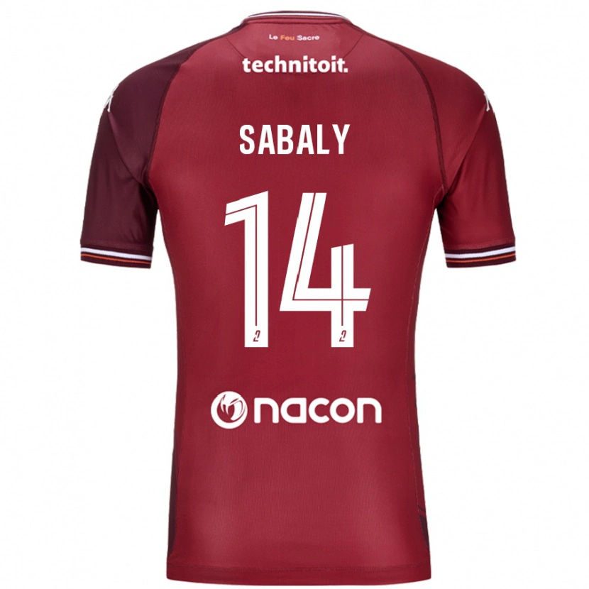 Danxen Barn Cheikh Sabaly #14 Rød Granata Hjemmetrøye Drakt Trøye 2024/25 Skjorter T-Skjorte