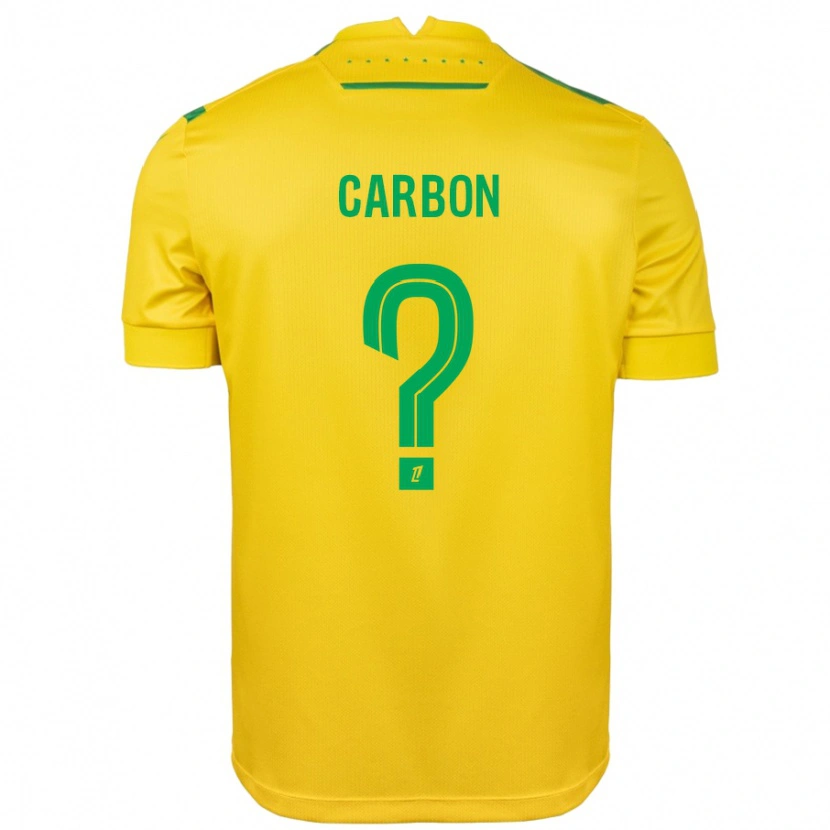Danxen Barn Lancelot Carbon #0 Gul Grønn Hjemmetrøye Drakt Trøye 2024/25 Skjorter T-Skjorte
